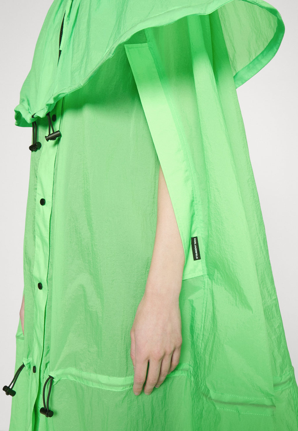HUN'S PICK VOLUMINOUS RAINCOAT Media 5
