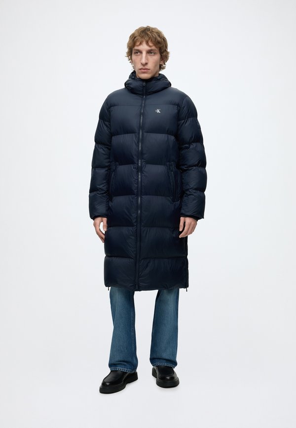 Calvin Klein Jeans HOODED PUFF - Winter coat - dark sapphire