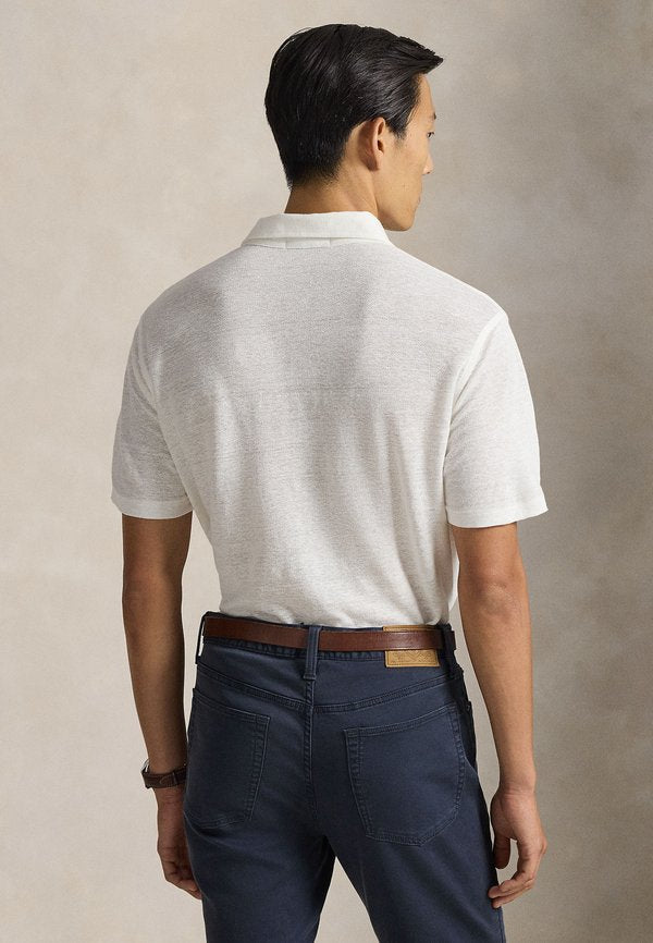 Polo Ralph Lauren STANDARD FIT LINEN PIQUÉ POLO SHIRT