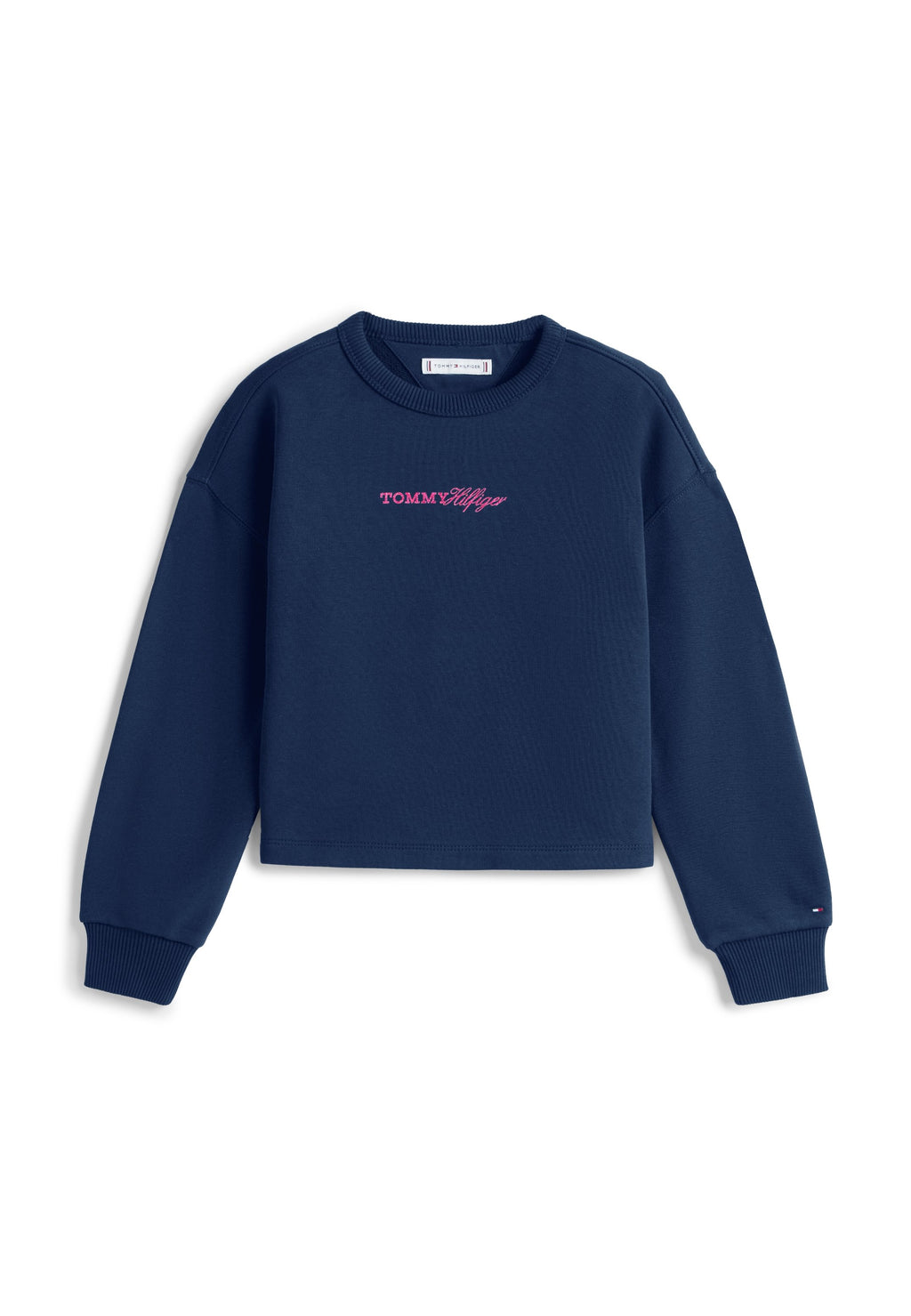 GLITTER LOGO RELAXED TERRY SWEATSHIRT Media 1