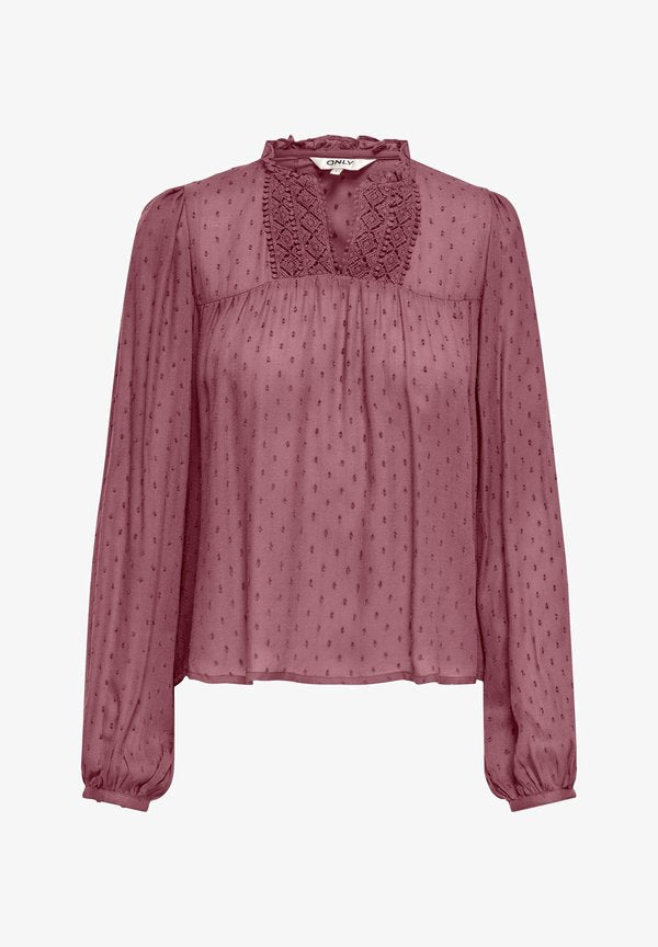 ONLY ONLGEZA - Blouse - rose brown