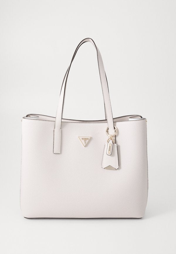 Guess MERIDIAN II GIRLFRIEND TOTE - Handbag - ivory