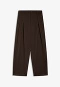 Bershka TAILORED BAGGY - Trousers - brown