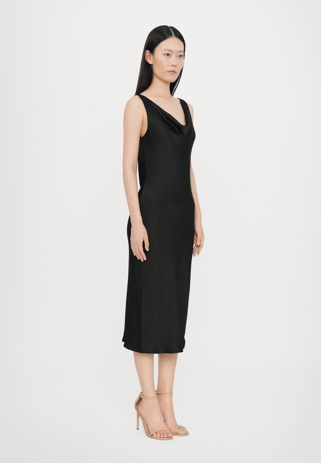 Norma Kamali MARIA DRESS BELOW KNEE
