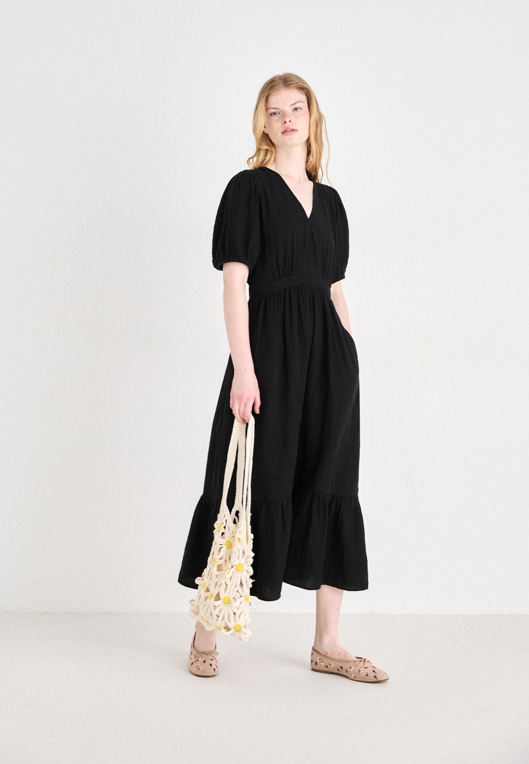 GAP TIERED GAUZE MAXI