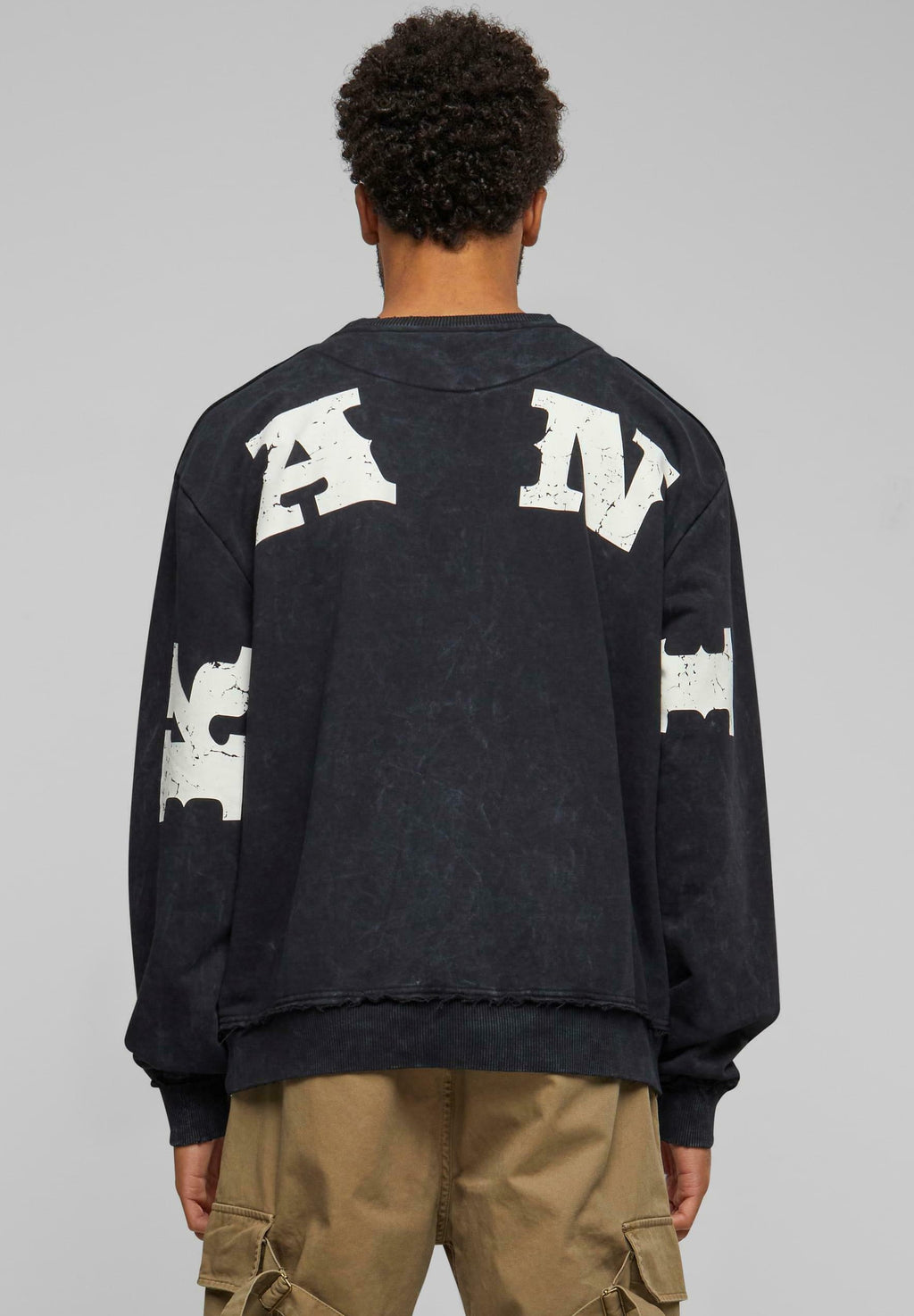 Karl Kani SMALL SIGNATURE DISTRESSED OS CREW