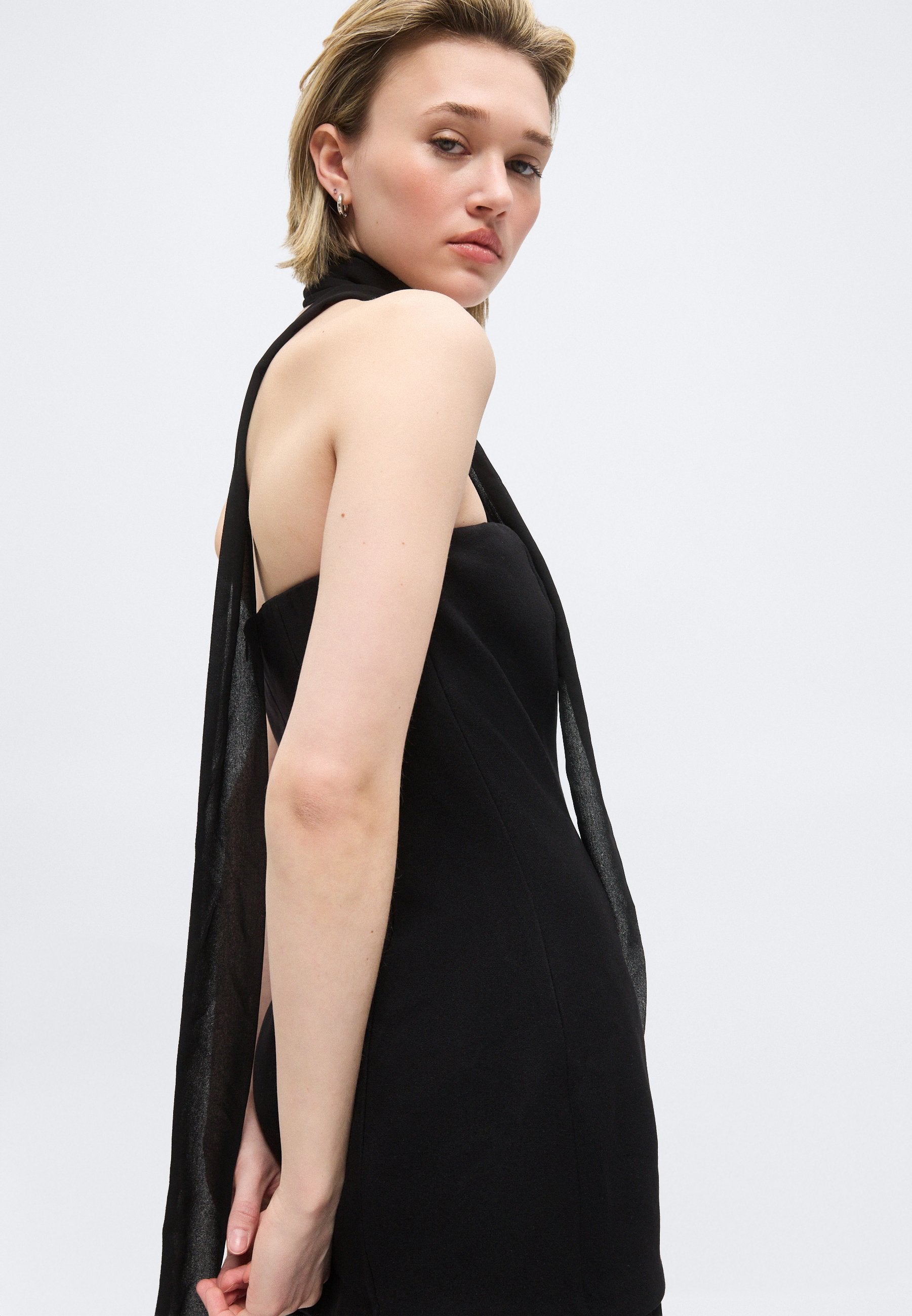 Gina Tricot BANDEAU FRILL MAXI DRESS