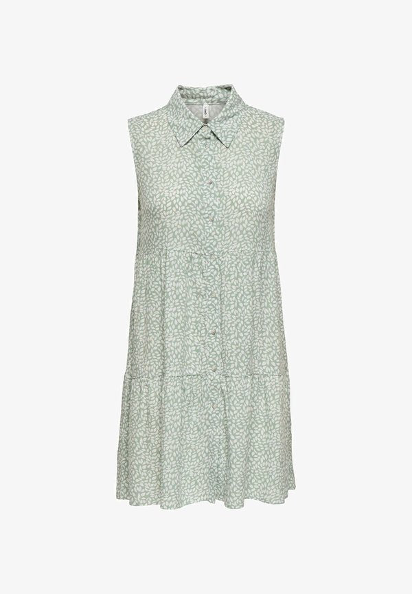 ONLY ONLTHEA Short - Shirt dress - jadeite
