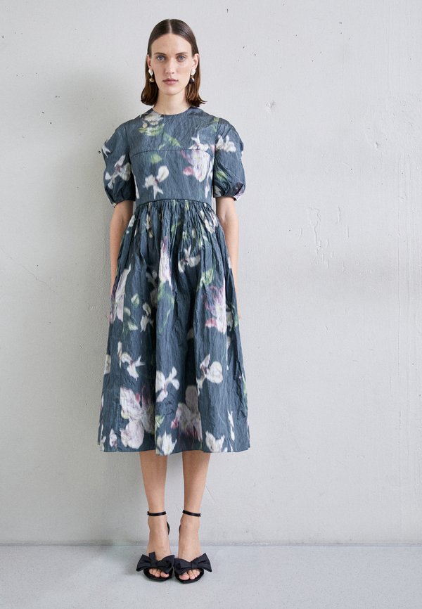 Erdem SHORT SLEEVE DRESS VOLUME SKIRT