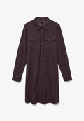 Vero Moda VMVILJA Corduroy Short - Shirt dress - winetasting