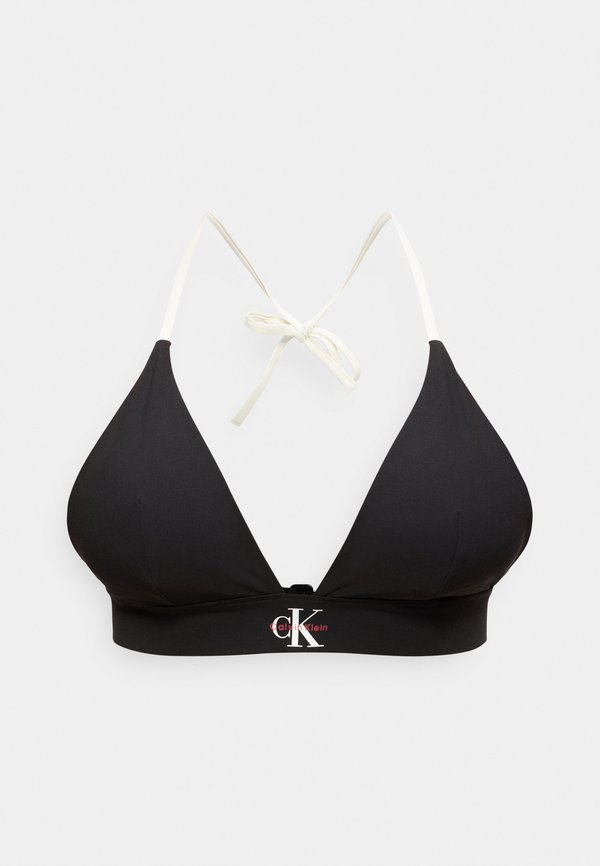 Calvin Klein Swimwear GRAPHIC MONOGRAM - Bikini top - black