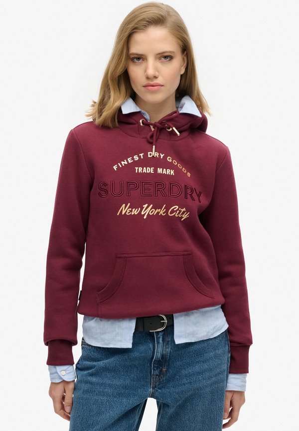 Superdry & Co LOGO  - Hoodie - burgundy