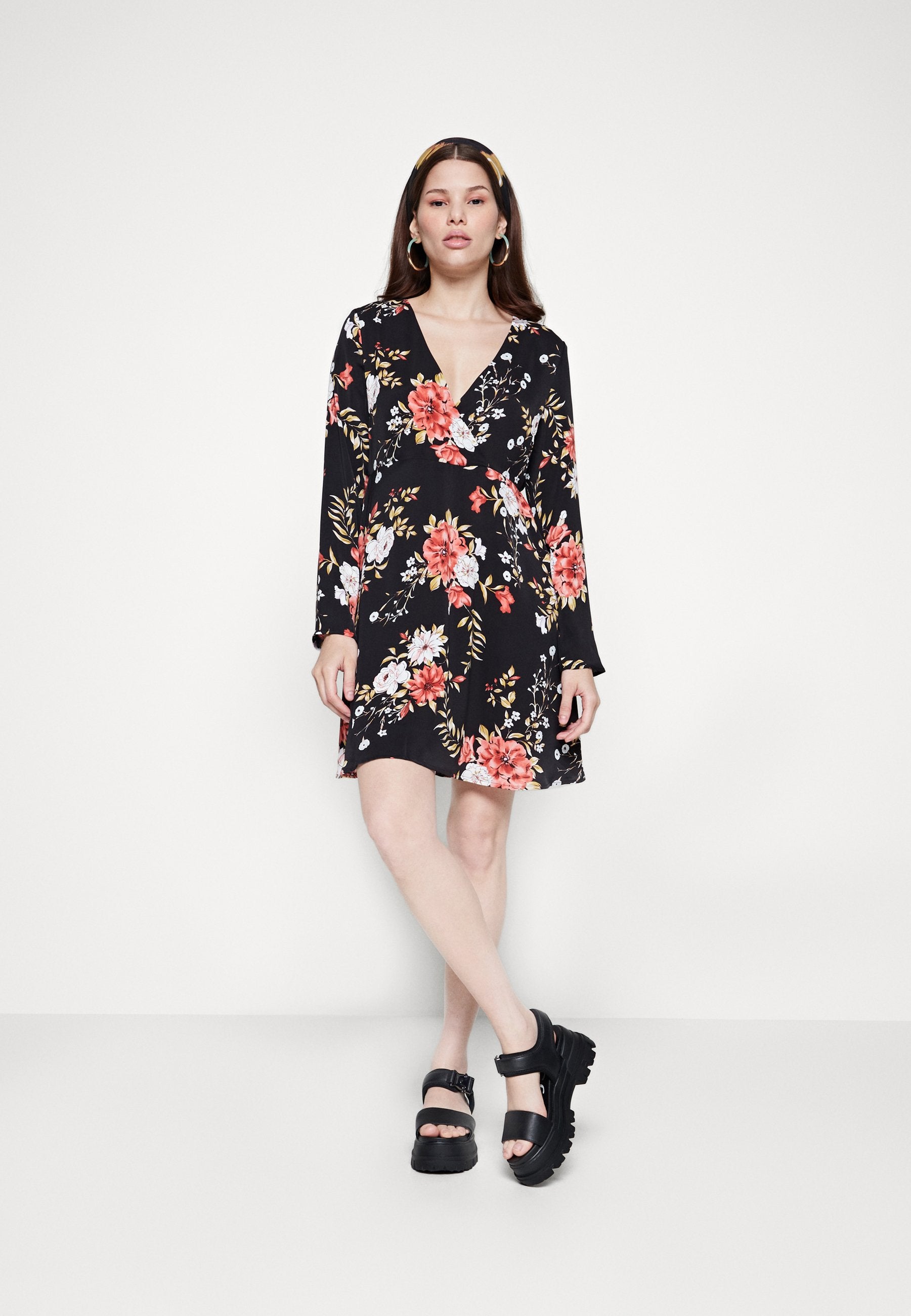 VILA VIJOSE WRAP SHORT DRESS