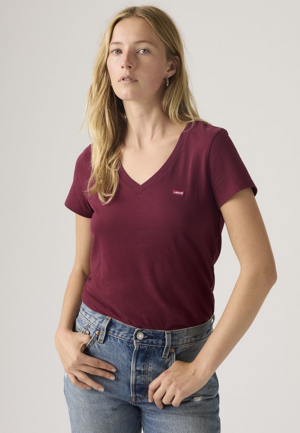 Levi's® PERFECT VNECK - Basic T-shirt - tawny port