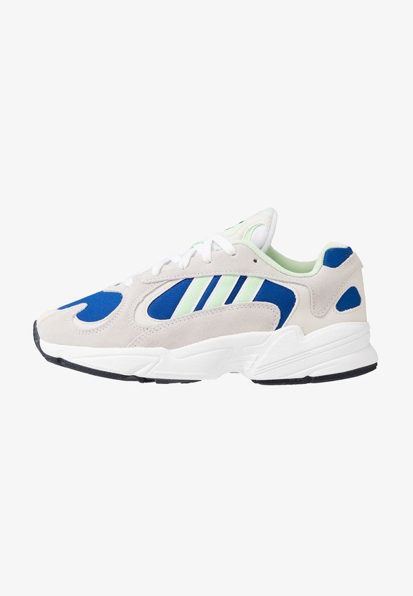 adidas Originals YUNG-1 - Trainers - footwear white/gloe green/collegiate royal