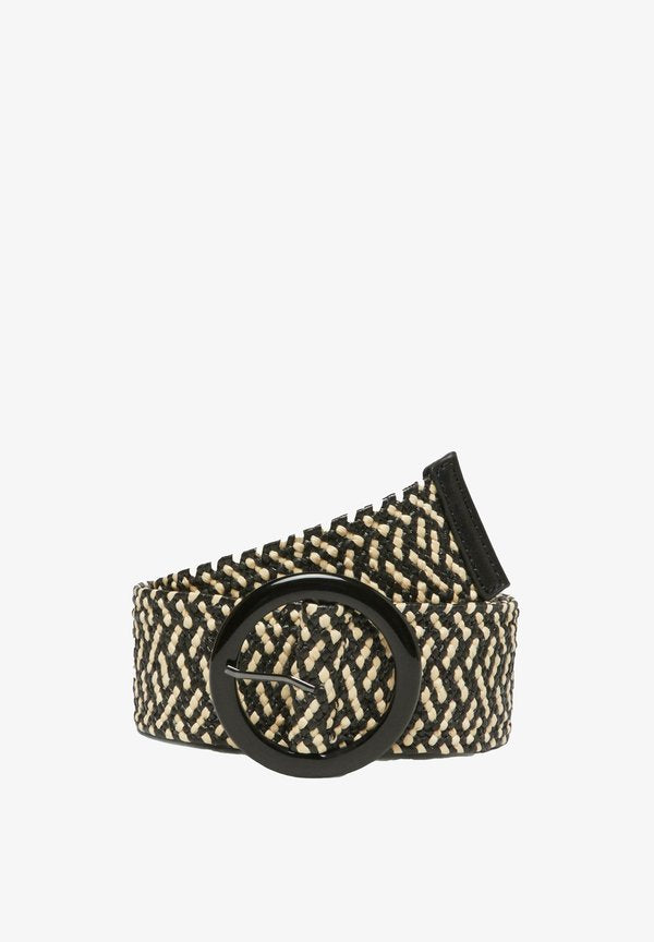s.Oliver TAILLENGÜRTEL - Braided belt - schwarz