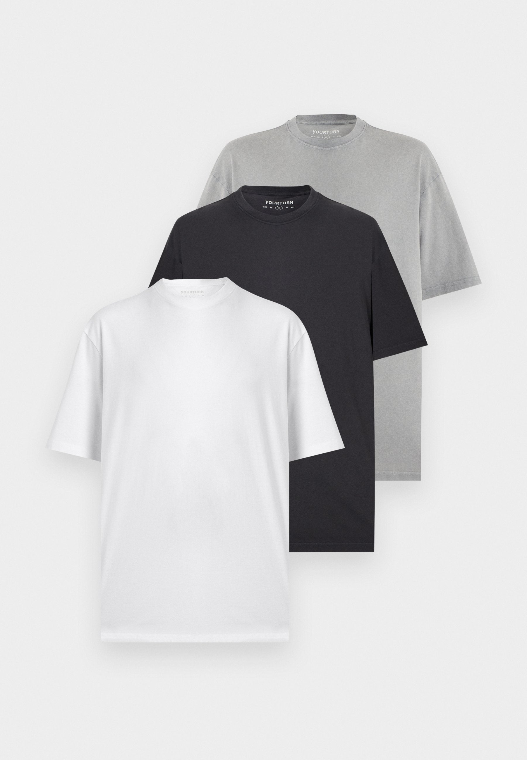YOURTURN 3PACK OVERSIZED FIT WASHED