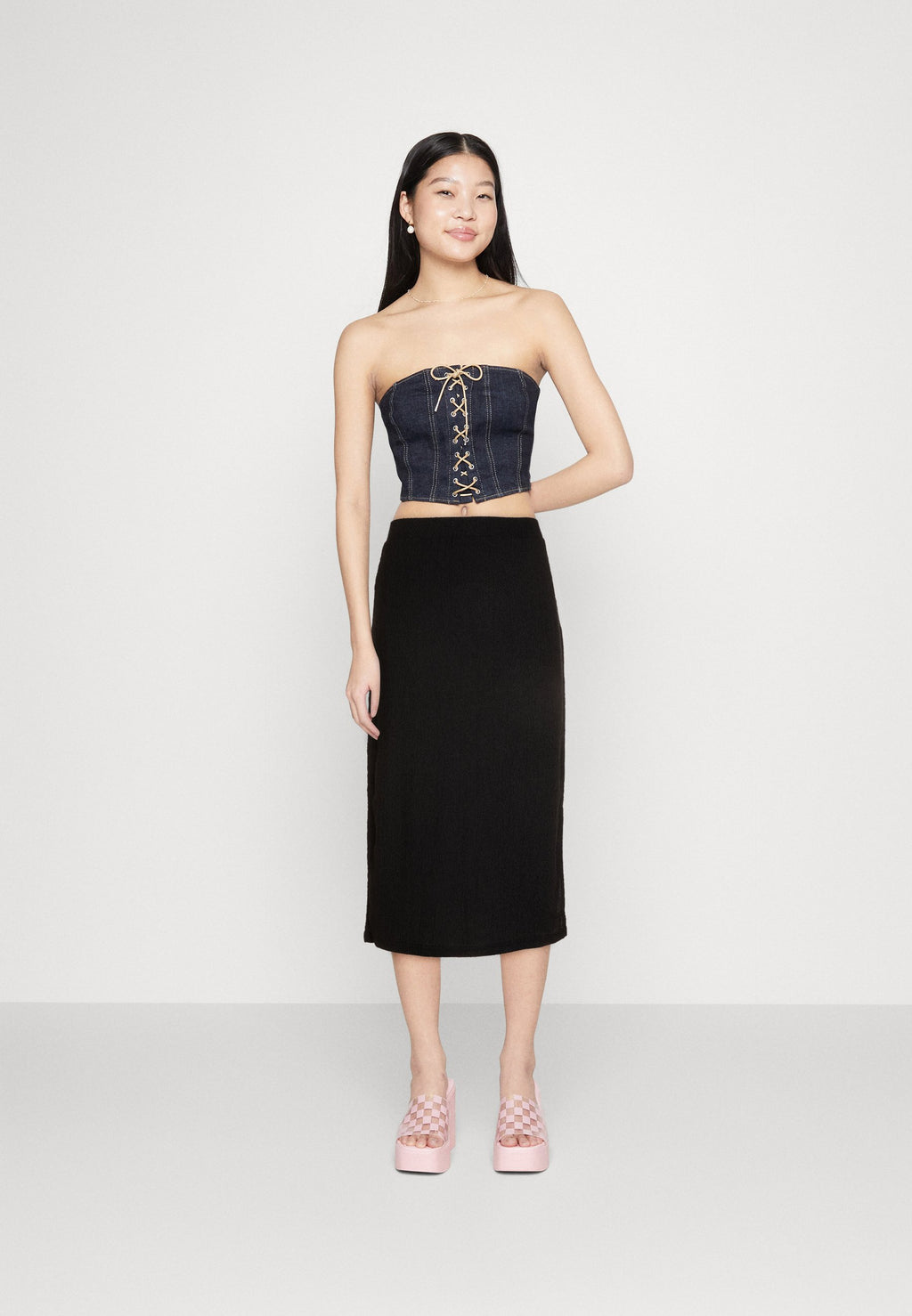 Pieces PCNALICIA MIDI SKIRT