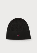 Tommy Hilfiger FLAG BEANIE UNISEX - Beanie - black