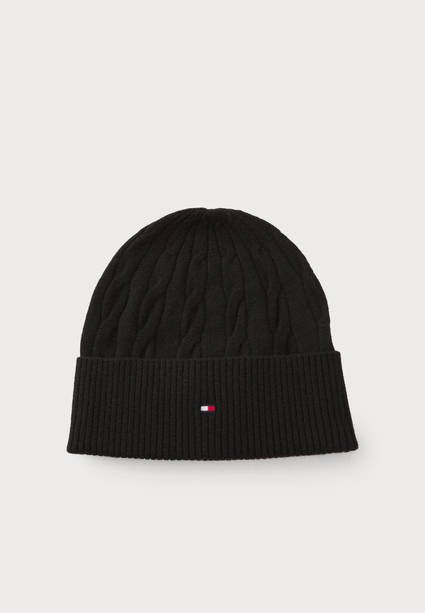 Tommy Hilfiger FLAG BEANIE UNISEX - Beanie - black