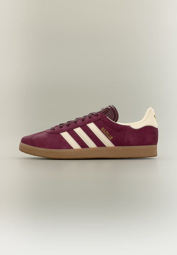 adidas Originals GAZELLE UNISEX - Trainers - maroon/cream white