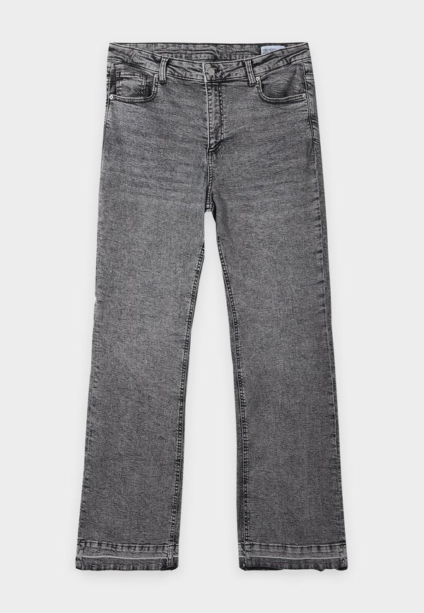 Vero Moda Curve VMCMARI SELINA - Flared Jeans - grey denim