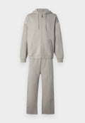 UNISEX RELAXED AND WIDE LEG PIPED JOGGER TRACKSUIT Media 1