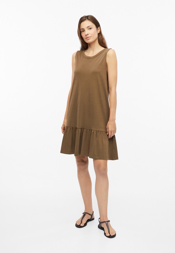 s.Oliver KLEID - Jersey dress - braun