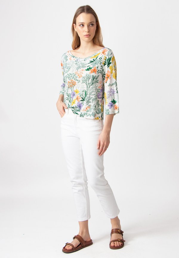 Ivko BOAT NECK FLORAL