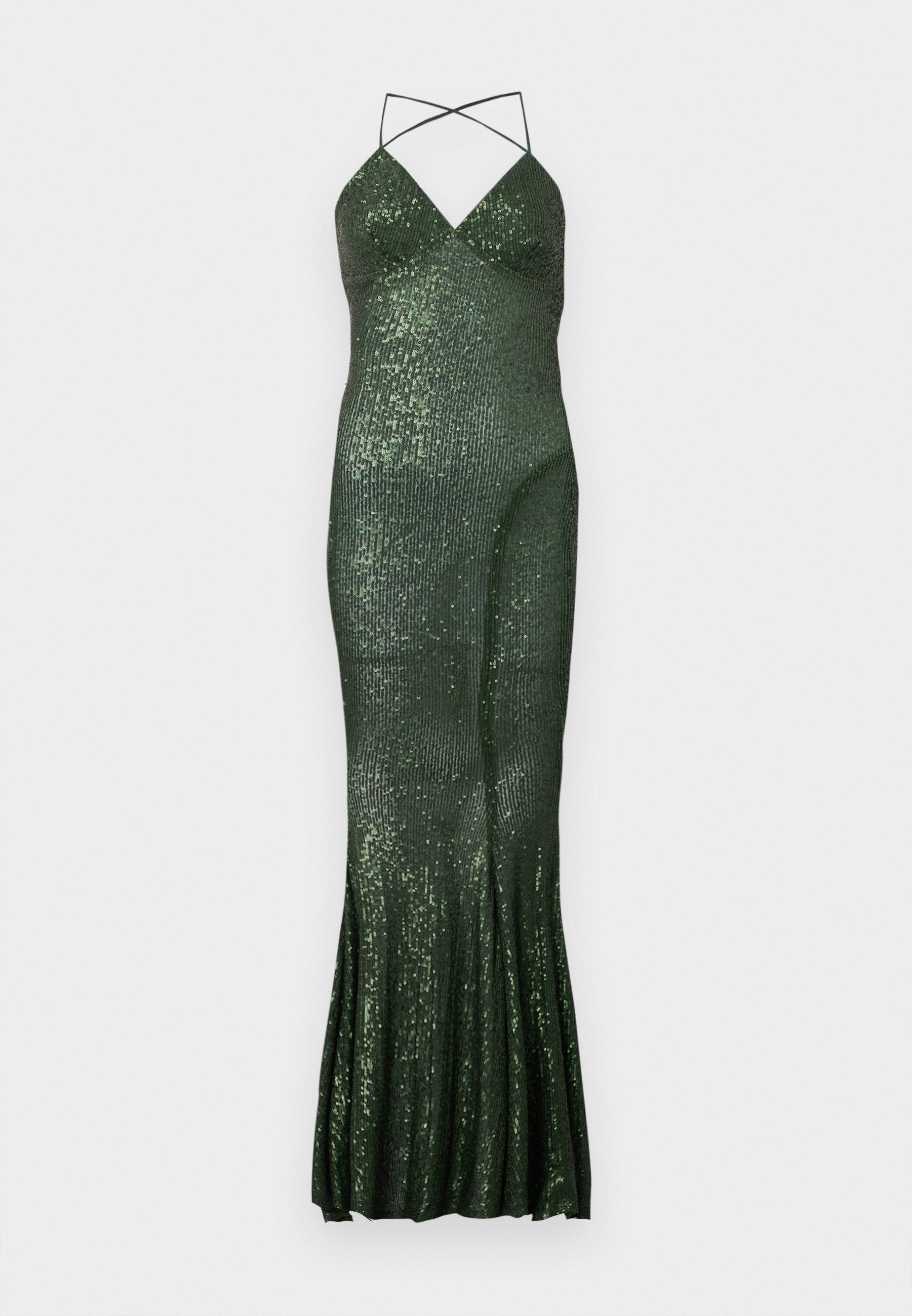Norma Kamali LOW BACK MERMAID FISHTAIL GOWN