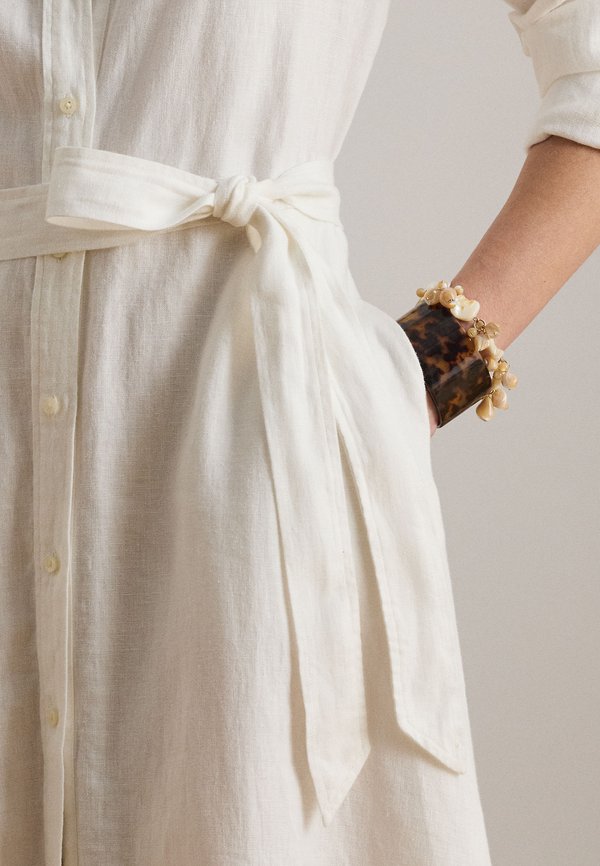 Lauren Ralph Lauren BELTED LINEN SHIRTDRESS