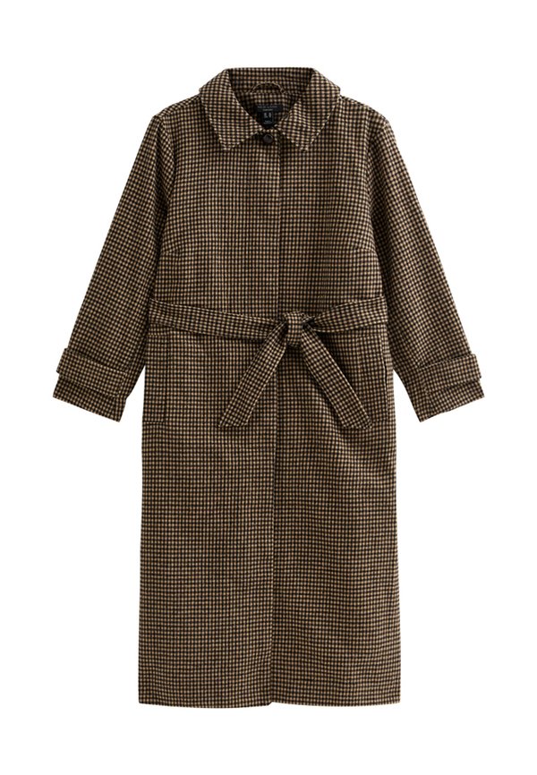New Look Curves CURVES CHECKED BELTED MIDI