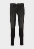 ONLY ONLPOWER MID WAIT PUSH UP - Jeans Skinny Fit - washed black