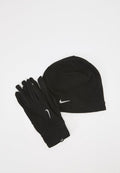 Nike Performance HAT AND GLOVE SET - Beanie - black/silver