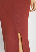 DKNY SPLIT FRONT TUBE SKIRT