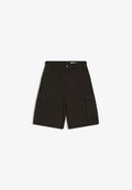 Bershka WIDE-LEG  - Shorts - black