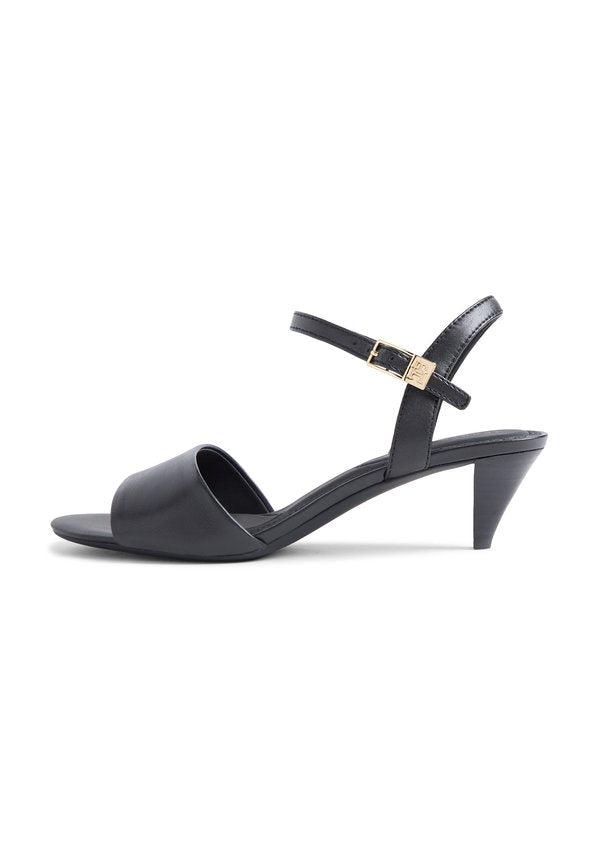 Tommy Hilfiger LEATHER OPEN TOE HEELED SANDALS