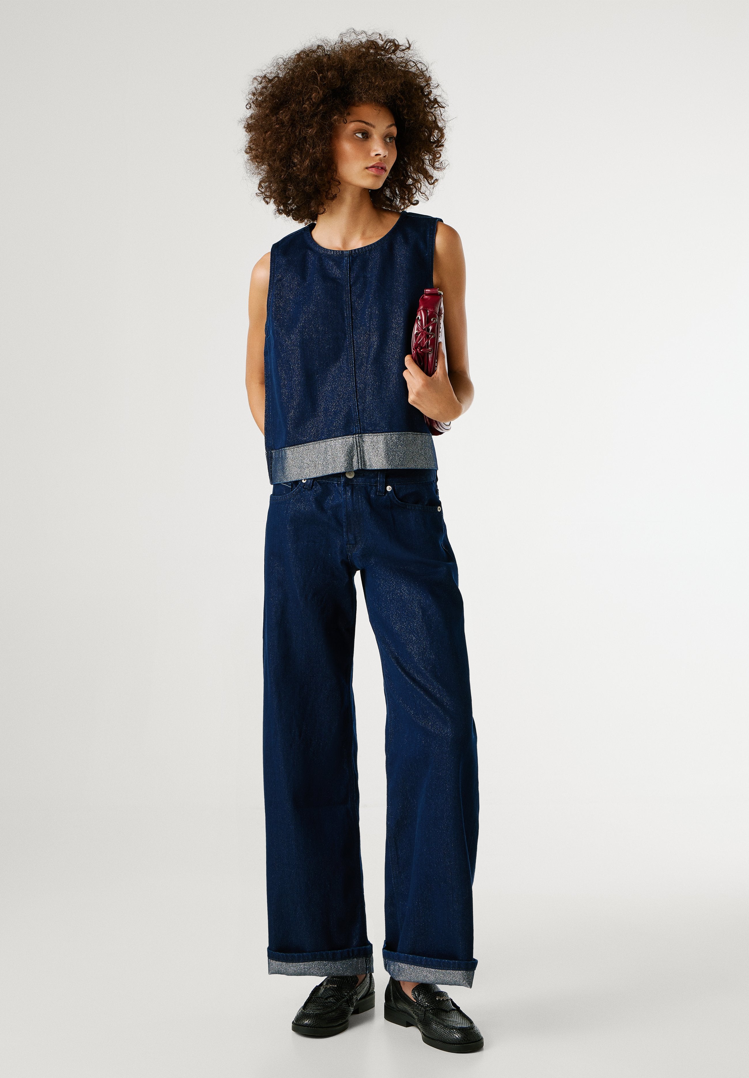Pepe Jeans WIDE LEG LINA SHINE