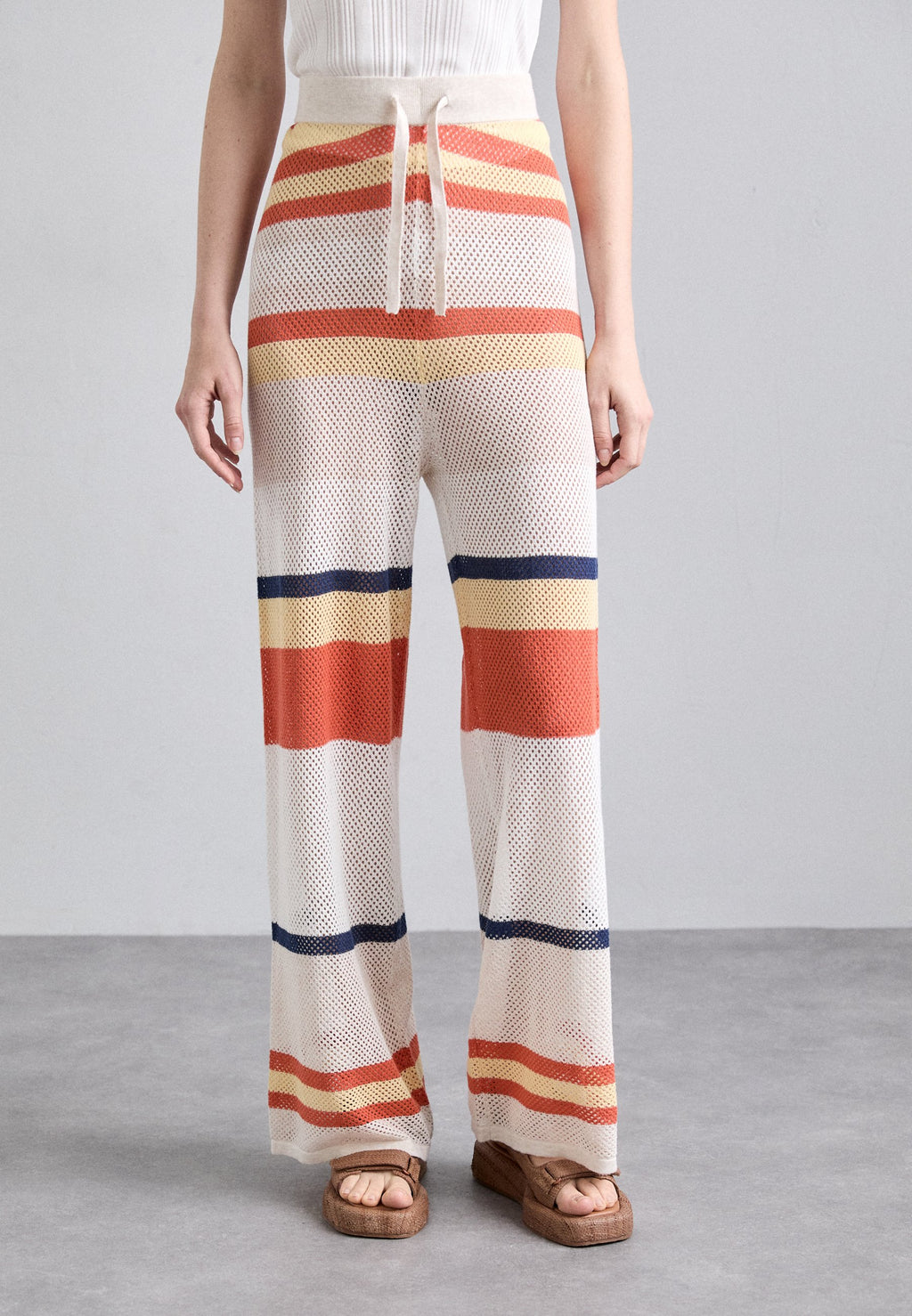 KNITID STRIPE POINTELLE