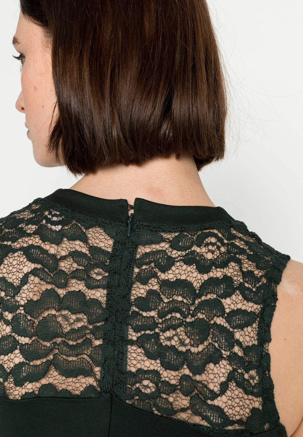 Anna Field LACE INSERT SLEEVELESS FRONT SLIT DRESS