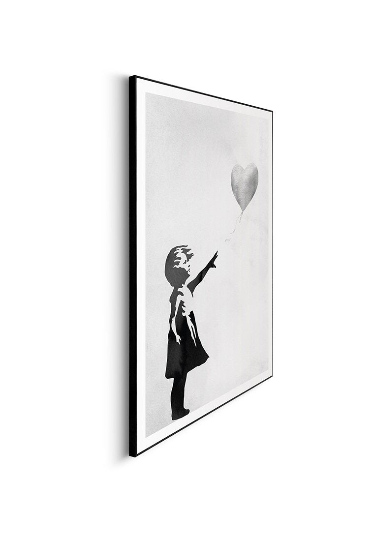 Orange Wallz GIRL WITH BALLOON