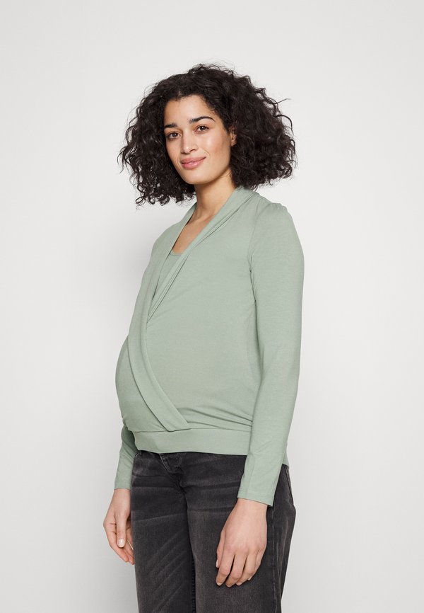 Anna Field MAMA CIRC NURSING WRAP OVER LONG SLEEV