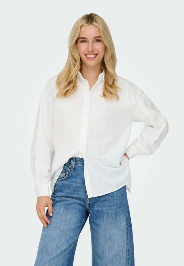 ONLY ONLLIBBA - Button-down blouse - bright white