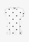 Vero Moda VMAVA SS TOP MULTI AOP NOOS - Print T-shirt - snow white