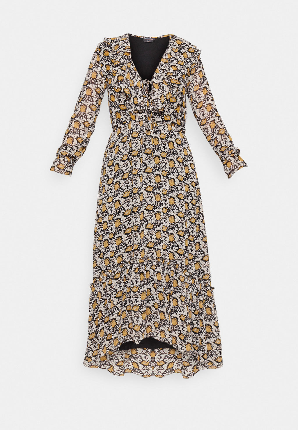 Colourful Rebel PENNY PAISLEY FLOWER RUFFLE DRESS