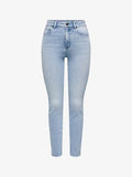 ONLY Straight fit ONLEMILY-MILA High waist Ankle length - Slim fit jeans - light blue denim