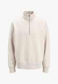 Jack & Jones Half zip Plain Half zip - Sweatshirt - moonbeam