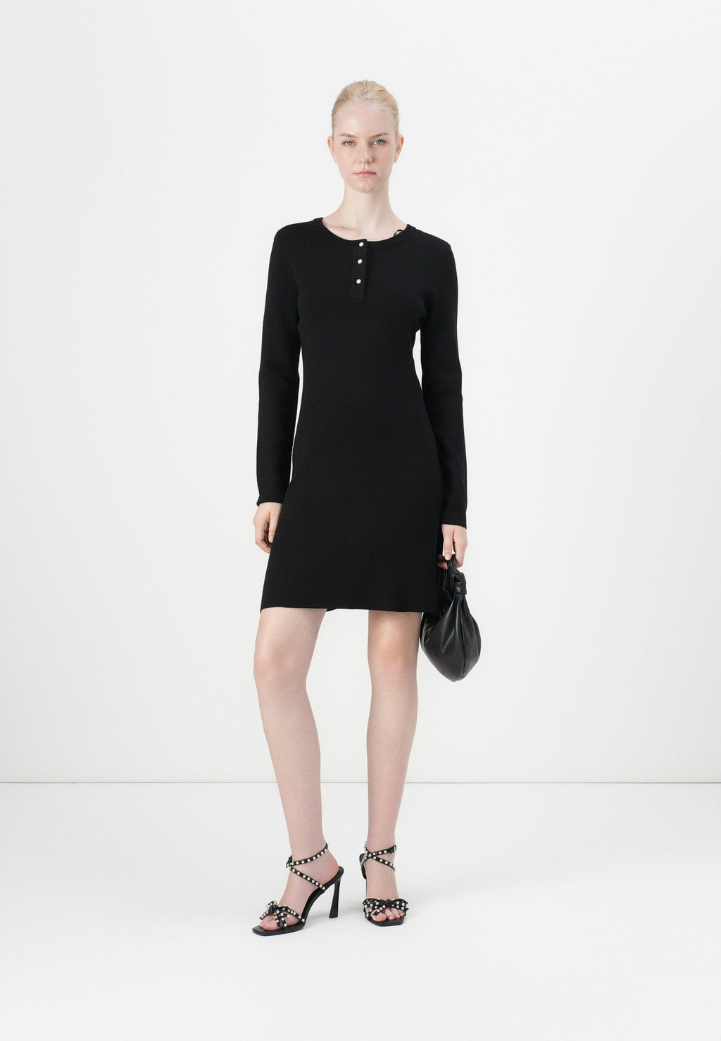 ONLY ONLMELLI BUTTON FLARED DRESS
