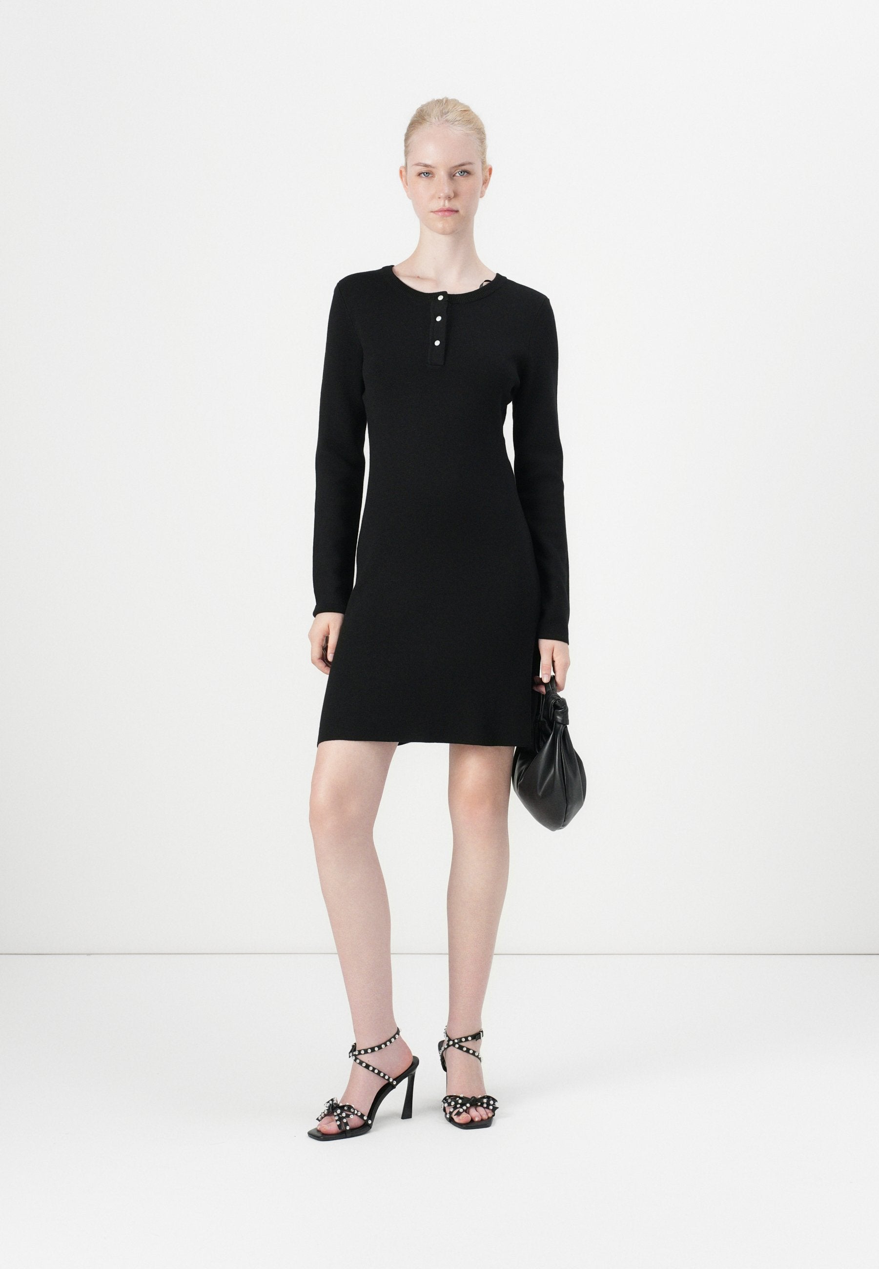 ONLMELLI BUTTON FLARED DRESS Media 2