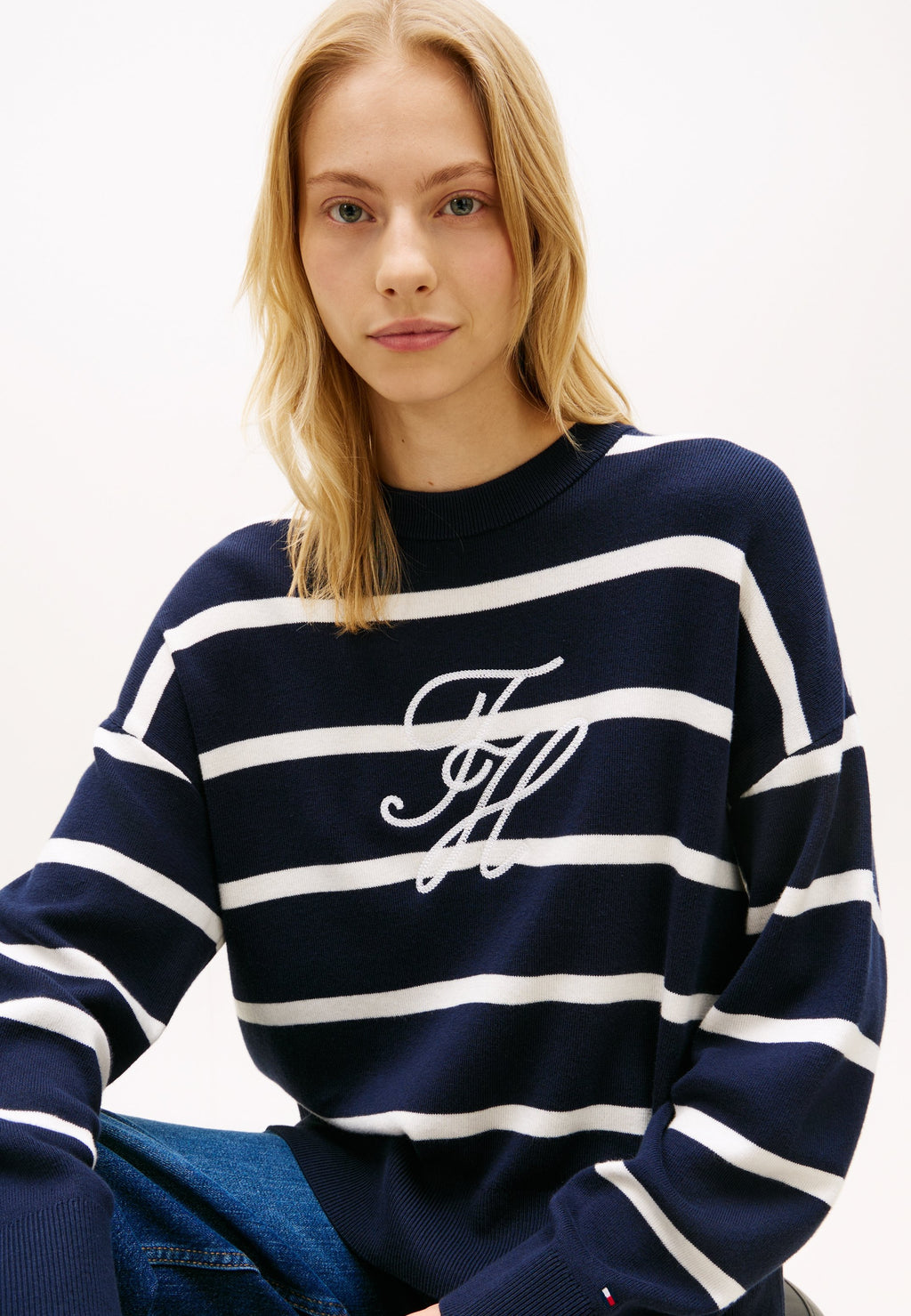 FULL NEEDLE GRAPHIC SWEATER - CO FULL NEEDLE Media 5